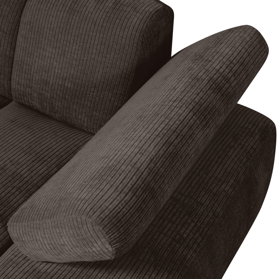 MOJO CHAISE LONGUE ELEMENT RECHTS RIBSTOF BRUIN