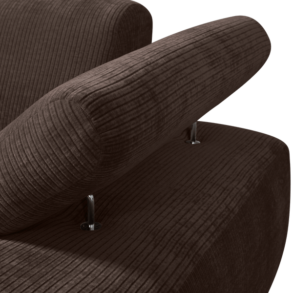 MOJO CHAISE LONGUE ELEMENT RECHTS RIBSTOF BRUIN
