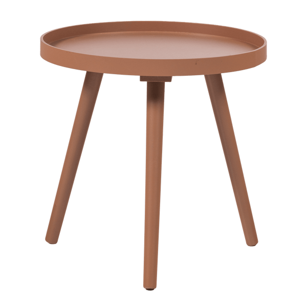 SASHA BIJZETTAFEL O41 CM HOUT OUDROZE [fsc]