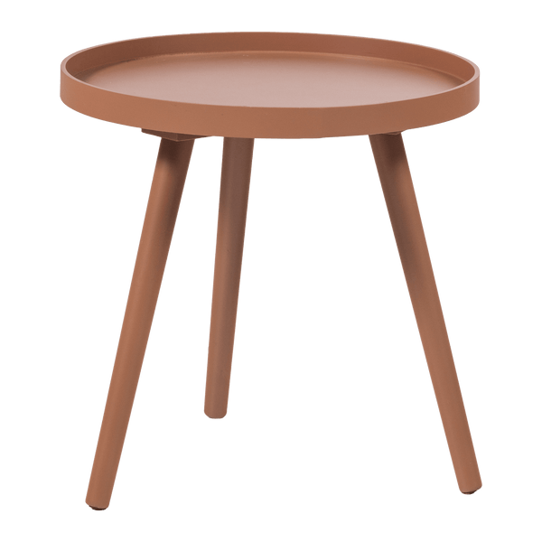 SASHA BIJZETTAFEL O41 CM HOUT OUDROZE [fsc]