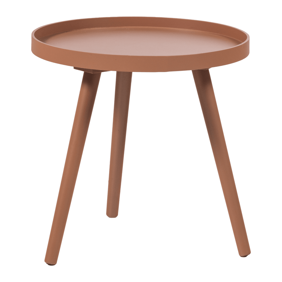 SASHA BIJZETTAFEL O41 CM HOUT OUDROZE [fsc]