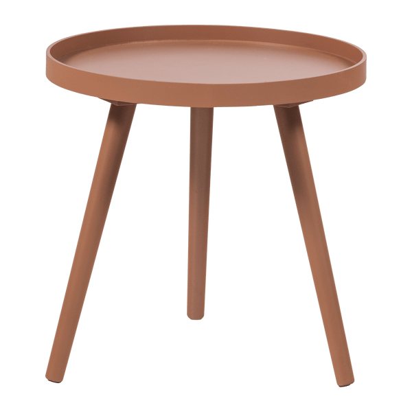 SASHA BIJZETTAFEL O41 CM HOUT OUDROZE [fsc]