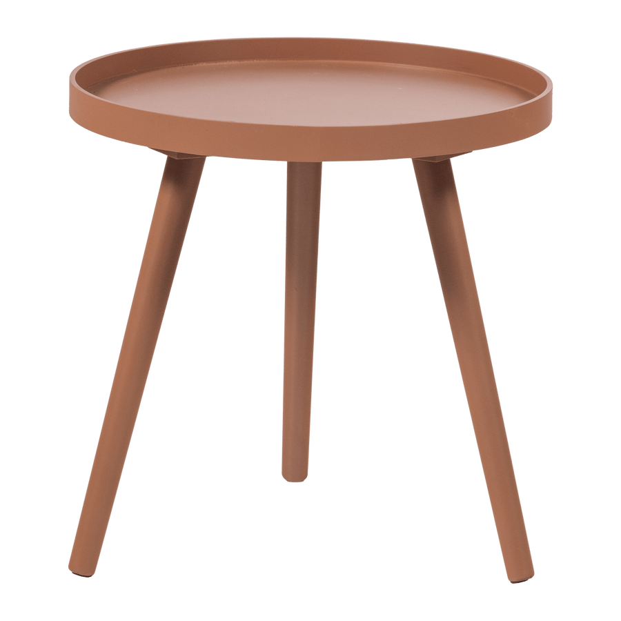 SASHA BIJZETTAFEL O41 CM HOUT OUDROZE [fsc]