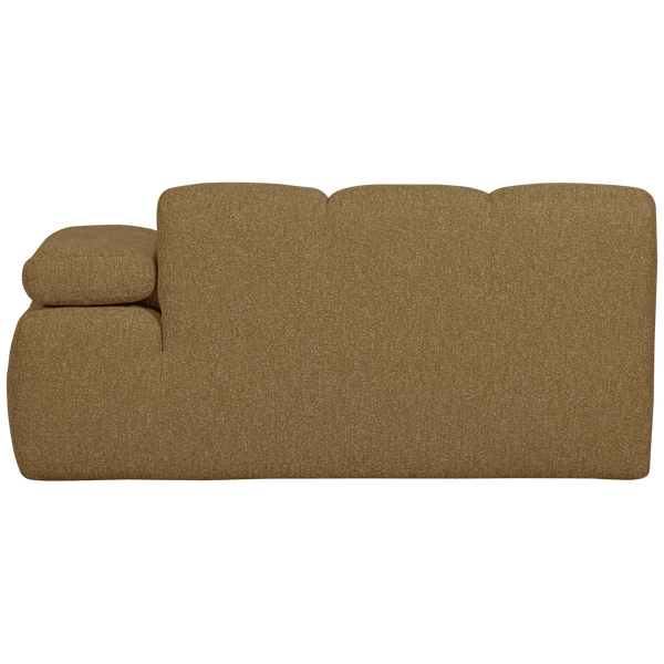 MOJO 1,5-ZITS ELEMENT ARM RECHTS BOUCLE GEEL/BRUIN MELANGE