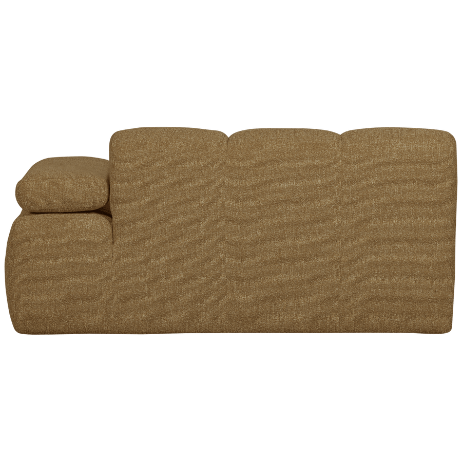 MOJO 1,5-ZITS ELEMENT ARM RECHTS BOUCLE GEEL/BRUIN MELANGE