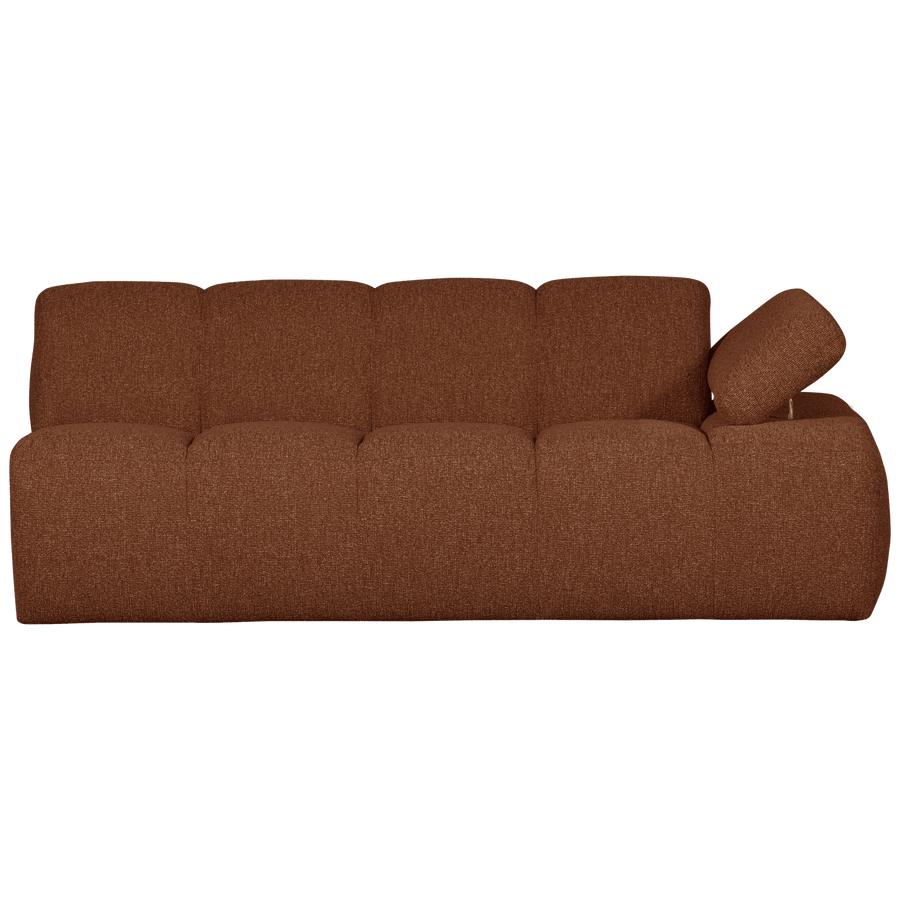 MOJO 2-ZITS ELEMENT ARM RECHTS BOUCLE ROESTBRUIN MELANGE