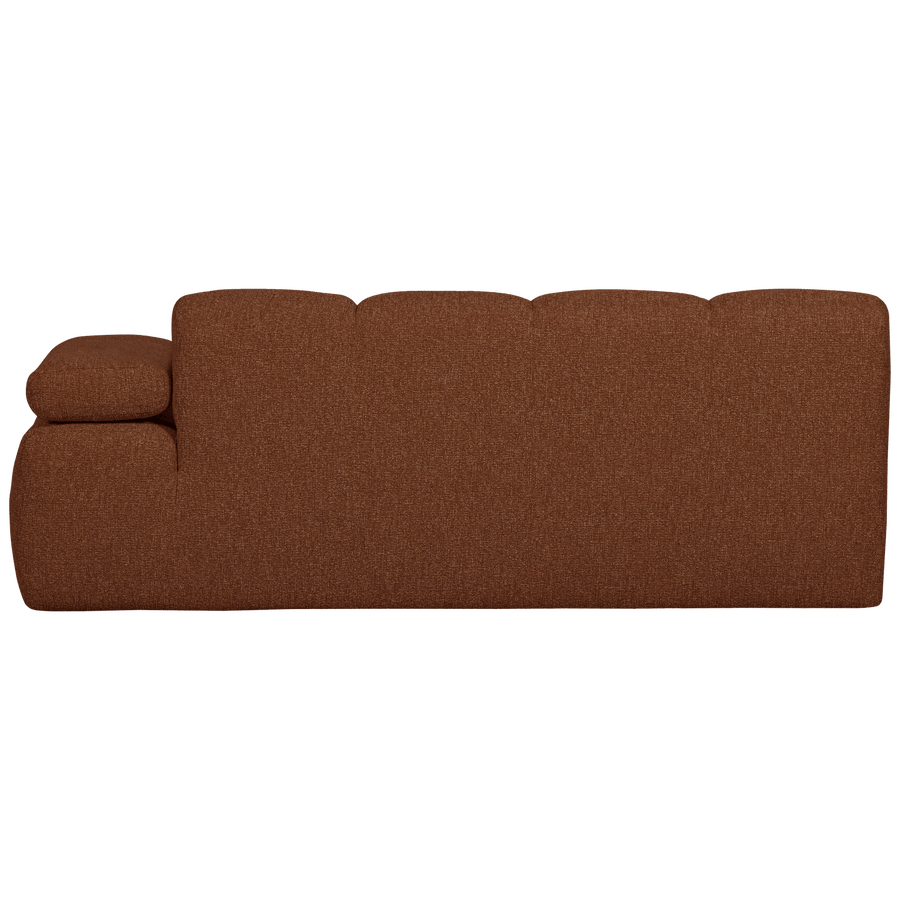 MOJO 2-ZITS ELEMENT ARM RECHTS BOUCLE ROESTBRUIN MELANGE