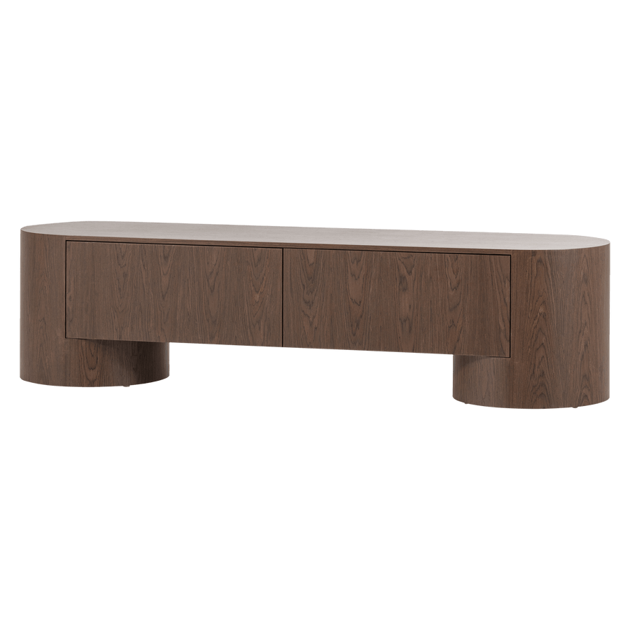 VELARI TV MEUBEL HOUT FINEER BRUIN