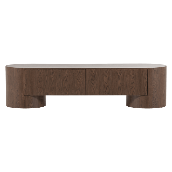 VELARI TV MEUBEL HOUT FINEER BRUIN