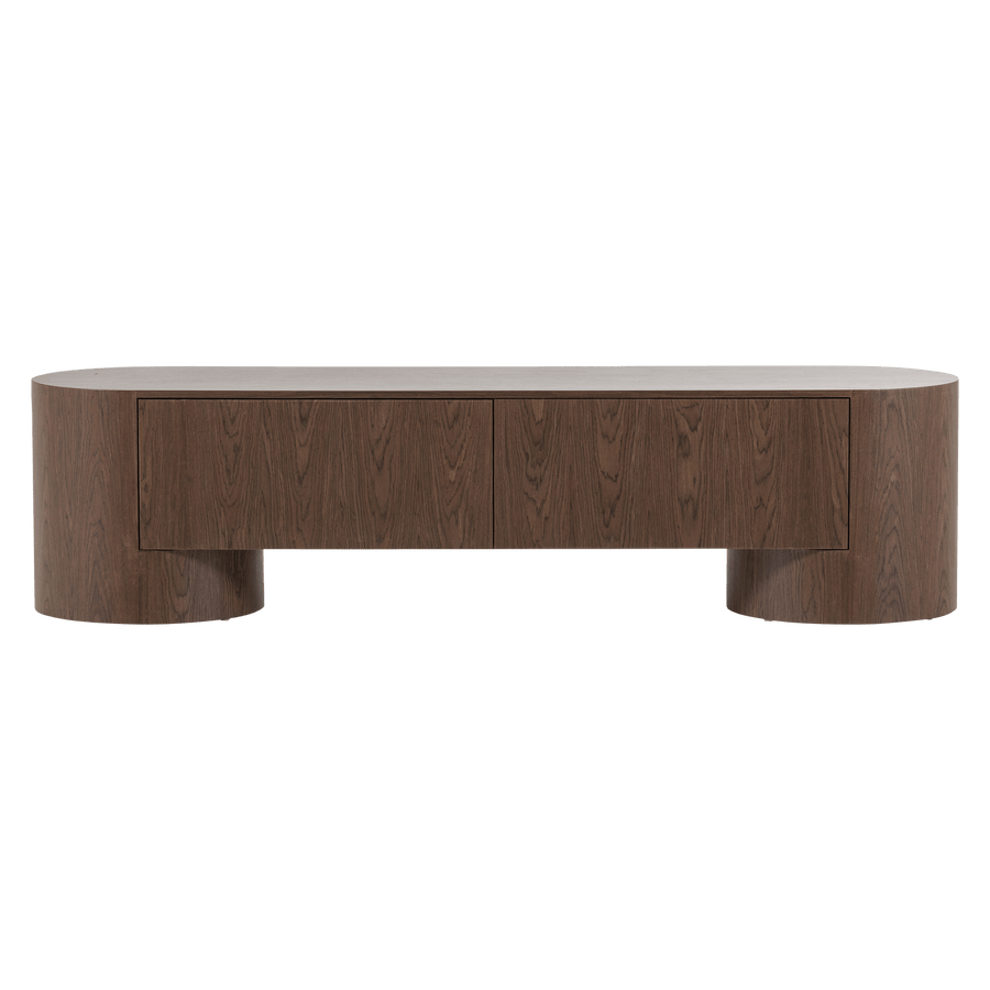 VELARI TV MEUBEL HOUT FINEER BRUIN