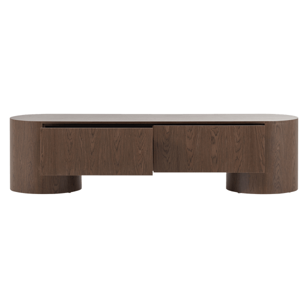 VELARI TV MEUBEL HOUT FINEER BRUIN