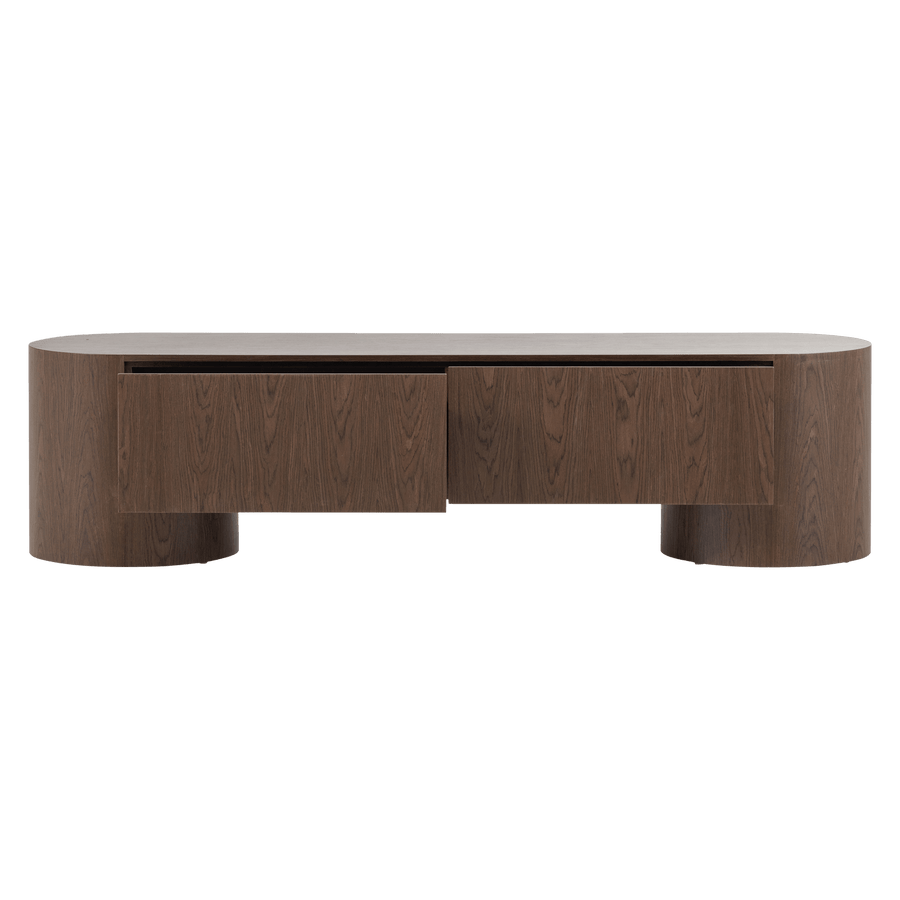 VELARI TV MEUBEL HOUT FINEER BRUIN