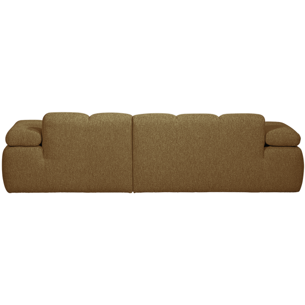 MOJO CHAISE LONGUE BANK RECHTS BOUCLE GEEL BRUIN MELANGE