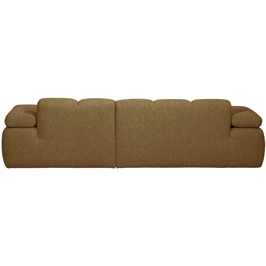 MOJO CHAISE LONGUE BANK RECHTS BOUCLE GEEL BRUIN MELANGE