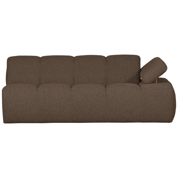 MOJO 2-ZITS ELEMENT ARM RECHTS BOUCLE BRUIN MELANGE