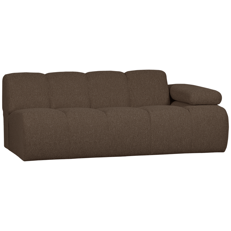 MOJO 2-ZITS ELEMENT ARM RECHTS BOUCLE BRUIN MELANGE