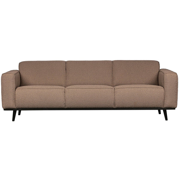 STATEMENT 3-ZITS BANK 230 CM BOUCLE NOUGAT