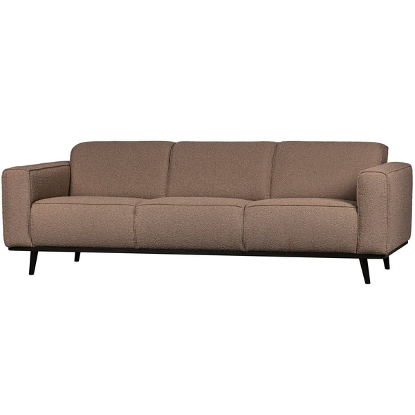 STATEMENT 3-ZITS BANK 230 CM BOUCLE NOUGAT