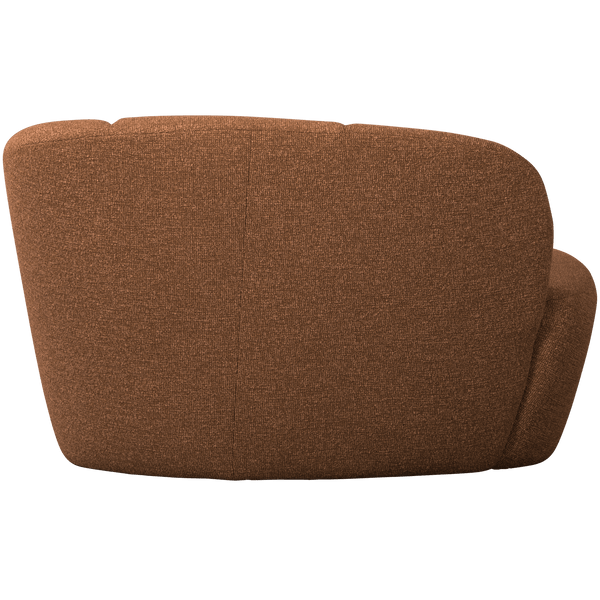 MOJO 2-ZITS BANKJE RECHTS BOUCLE ROESTBRUIN MELANGE