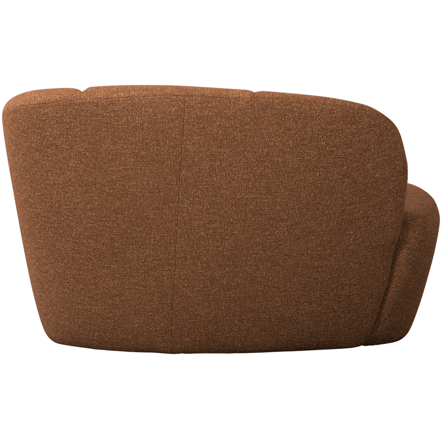 MOJO 2-ZITS BANKJE RECHTS BOUCLE ROESTBRUIN MELANGE