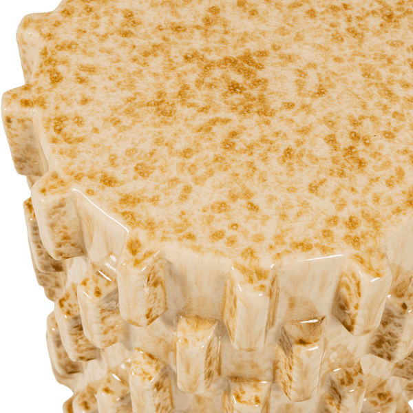 AXU DECORATIEVE BIJZETTAFEL O35X45 CM KERAMIEK ZAND