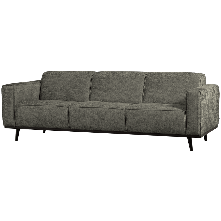 STATEMENT 3-ZITS BANK 230 CM STRUCTURE VELVET FROST