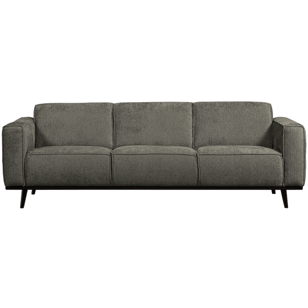 STATEMENT 3-ZITS BANK 230 CM STRUCTURE VELVET FROST
