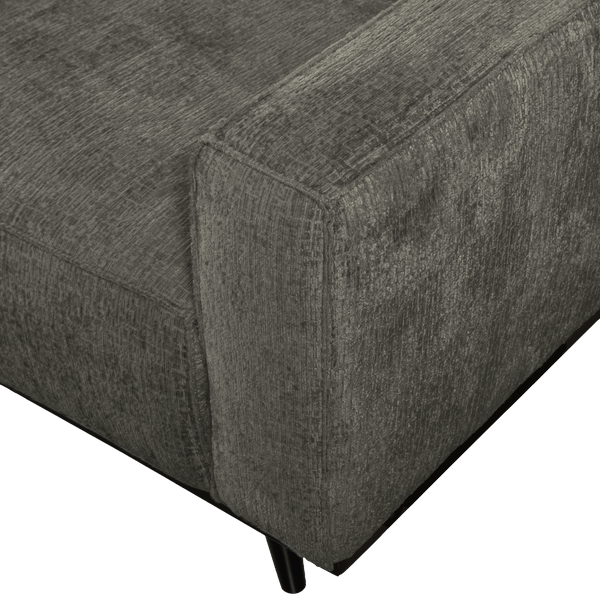 STATEMENT 3-ZITS BANK 230 CM STRUCTURE VELVET FROST