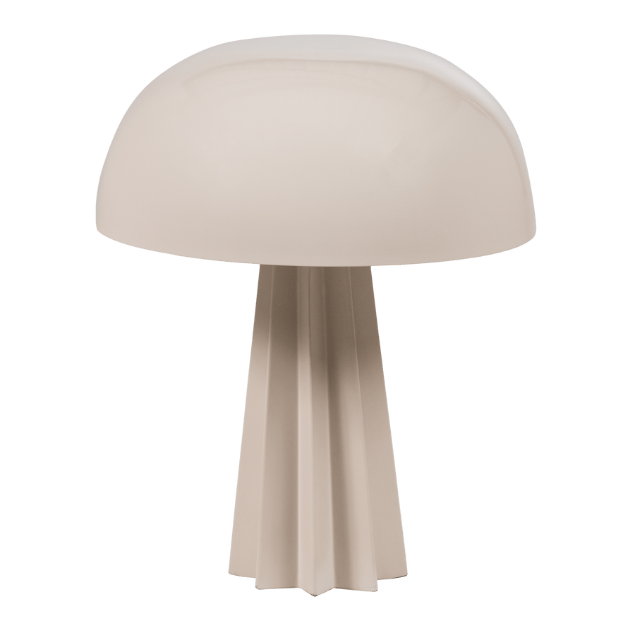 VIREL TAFELLAMP METAAL HOOGGLANS LICHTGRIJS