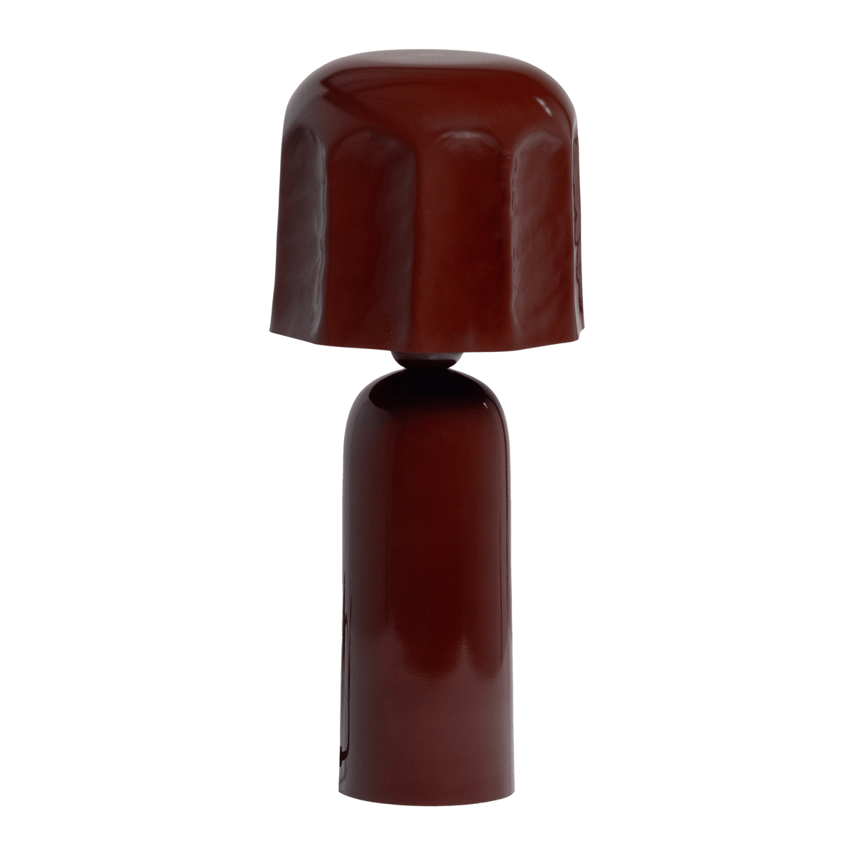 LUMIRA TAFELLAMP METAAL HOOGGLANS BRUINROOD