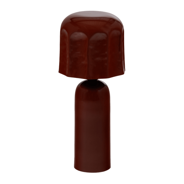 LUMIRA TAFELLAMP METAAL HOOGGLANS BRUINROOD