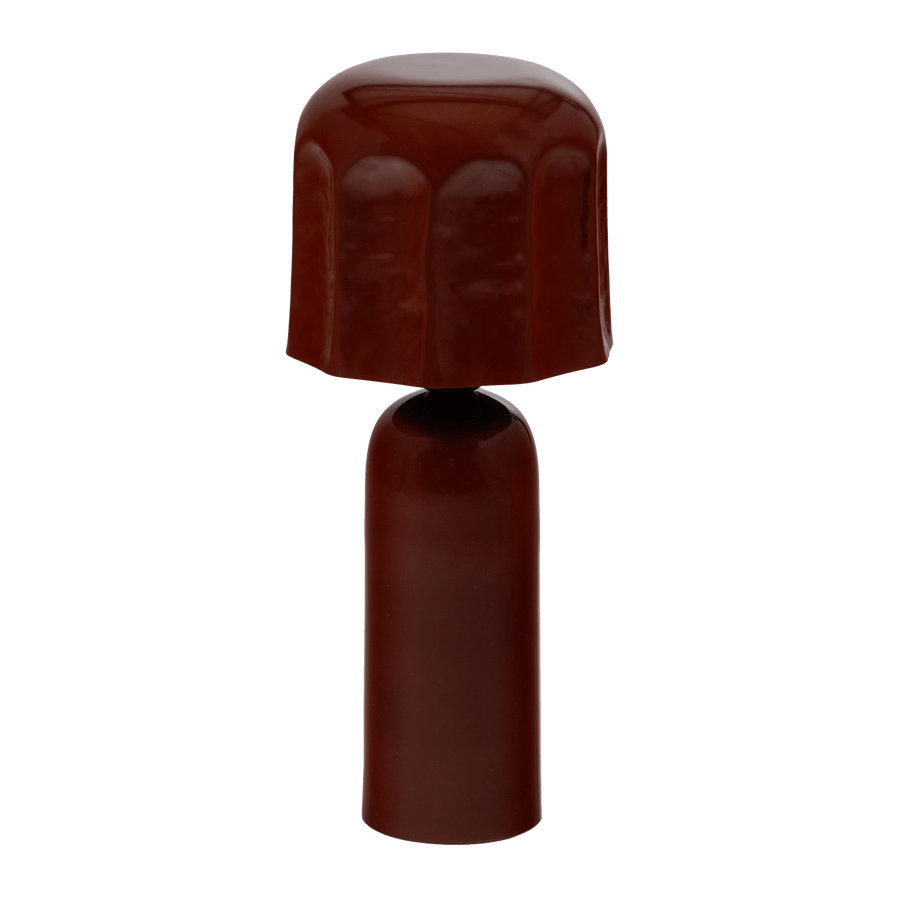 LUMIRA TAFELLAMP METAAL HOOGGLANS BRUINROOD