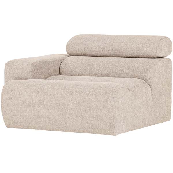 NOVI 1-ZITS ELEMENT ARM LINKS BOUCLE NATUREL