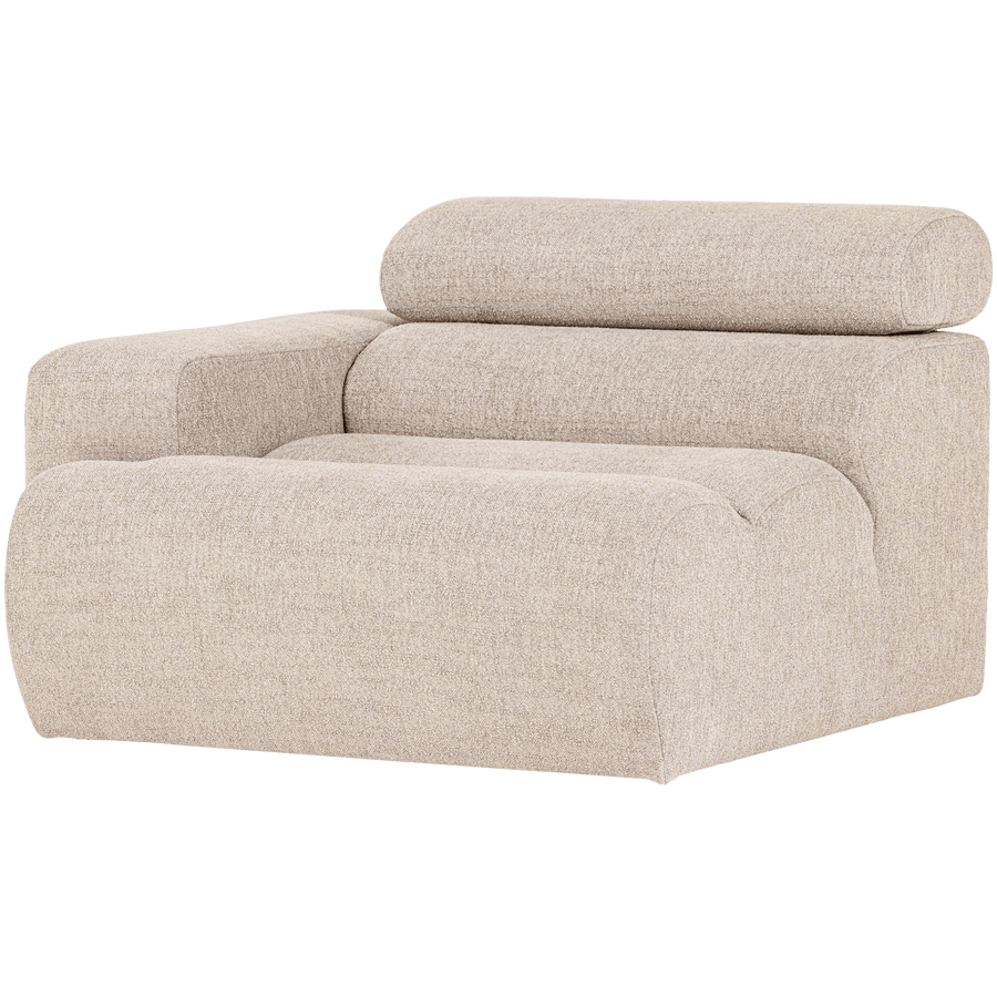 NOVI 1-ZITS ELEMENT ARM LINKS BOUCLE NATUREL