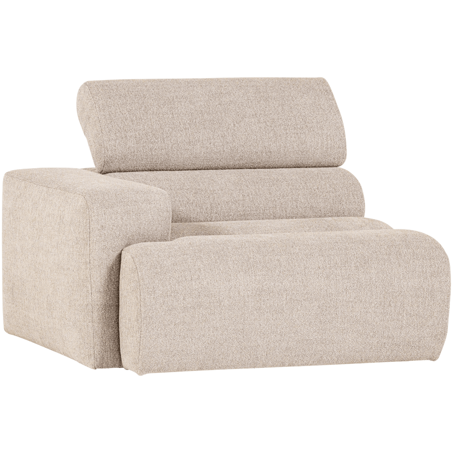 NOVI 1-ZITS ELEMENT ARM LINKS BOUCLE NATUREL