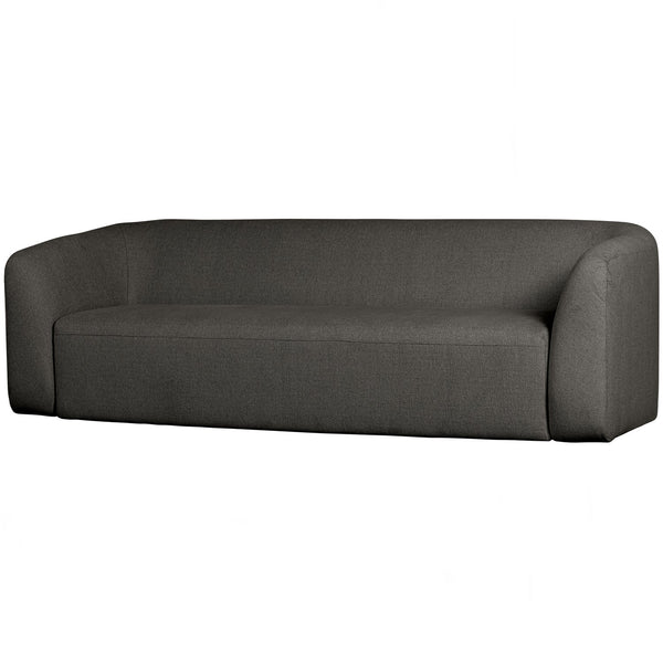 SLOPING 3-ZITS BANK MELANGE GRIJS/ZWART