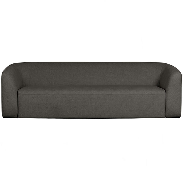 SLOPING 3-ZITS BANK MELANGE GRIJS/ZWART