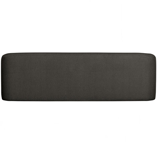 SLOPING 3-ZITS BANK MELANGE GRIJS/ZWART
