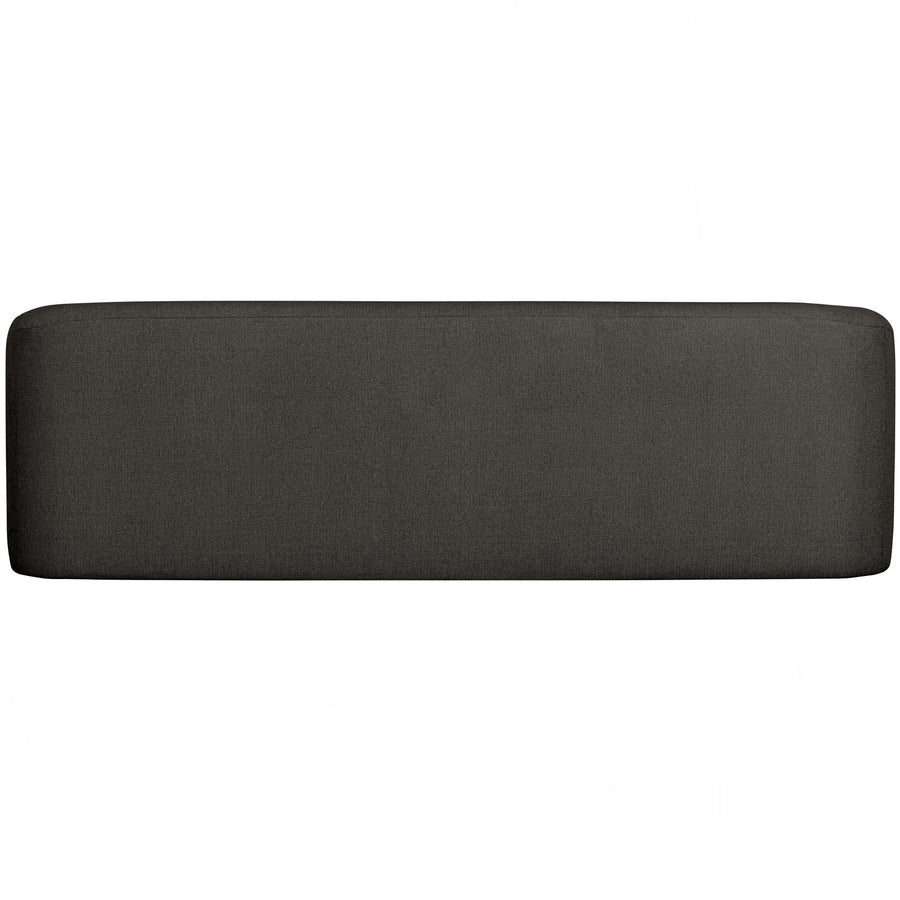 SLOPING 3-ZITS BANK MELANGE GRIJS/ZWART