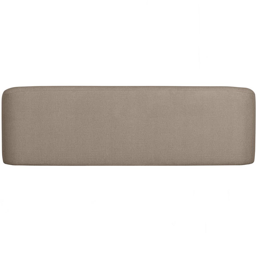 SLOPING 3-ZITS BANK NATUREL MELANGE