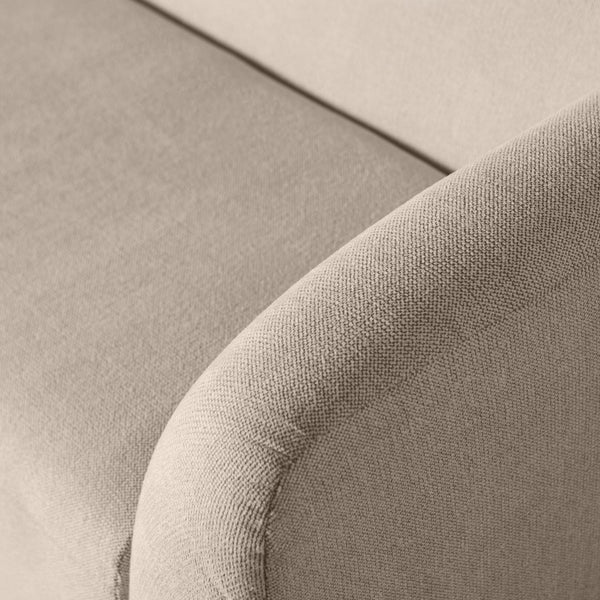 SLOPING 3-ZITS BANK NATUREL MELANGE