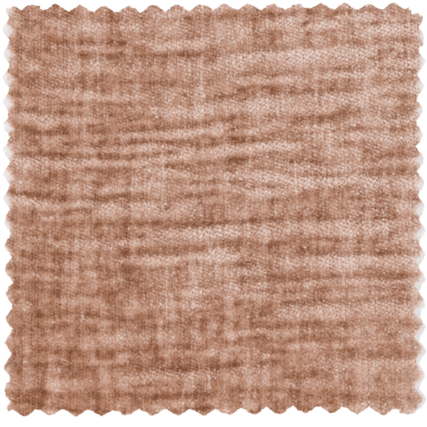 BEAN 3,5-ZITS BANK CHENILLE VELVET PERZIKROZE