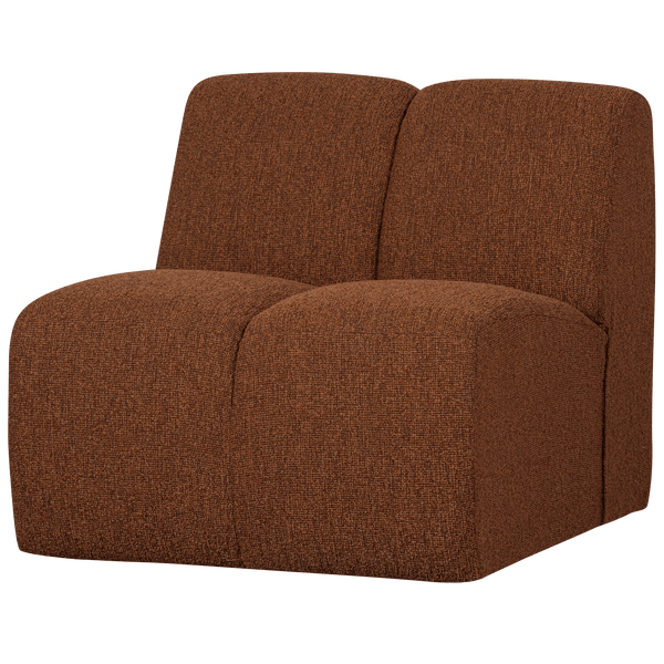 MOJO 1-ZITS ELEMENT BOUCLE ROESTBRUIN MELANGE