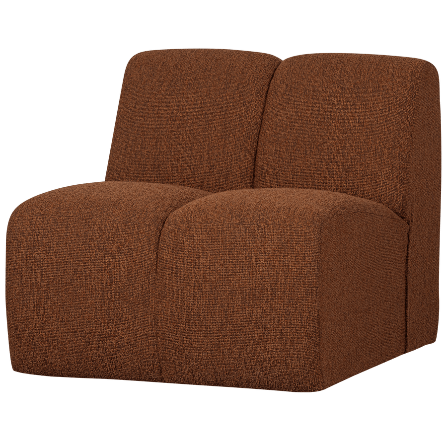 MOJO 1-ZITS ELEMENT BOUCLE ROESTBRUIN MELANGE