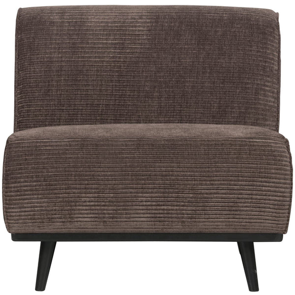 STATEMENT 1-ZITS ELEMENT RIBSTOF TAUPE