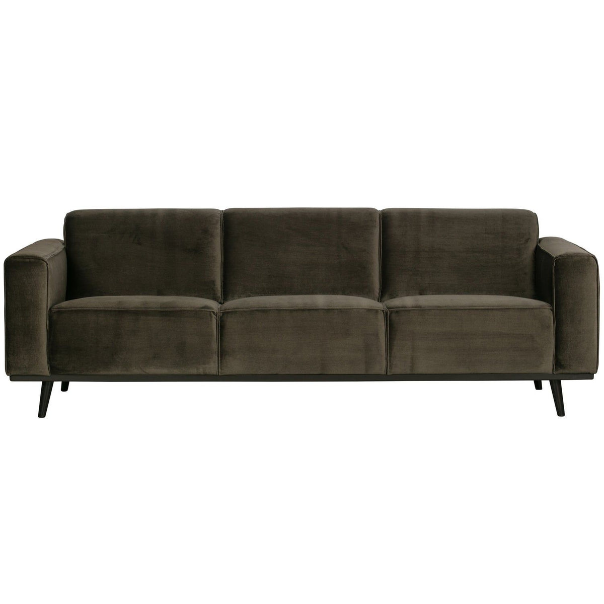 STATEMENT 3-ZITS BANK 230 CM VELVET WARMGROEN