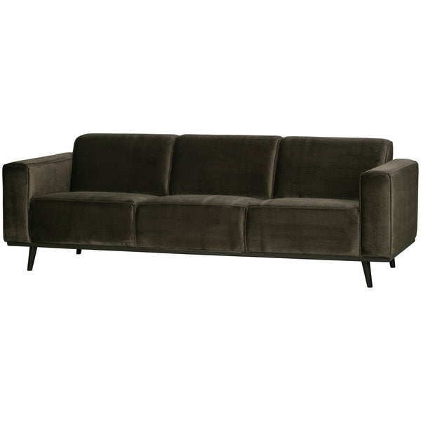 STATEMENT 3-ZITS BANK 230 CM VELVET WARMGROEN