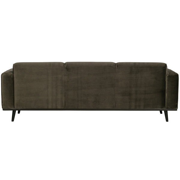 STATEMENT 3-ZITS BANK 230 CM VELVET WARMGROEN