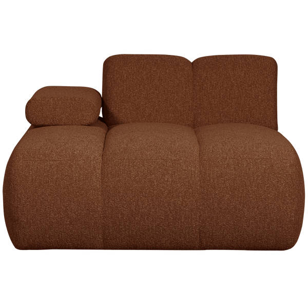 MOJO CHAISE LONGUE ELEMENT LINKS BOUCLE ROESTBRUIN MELANGE