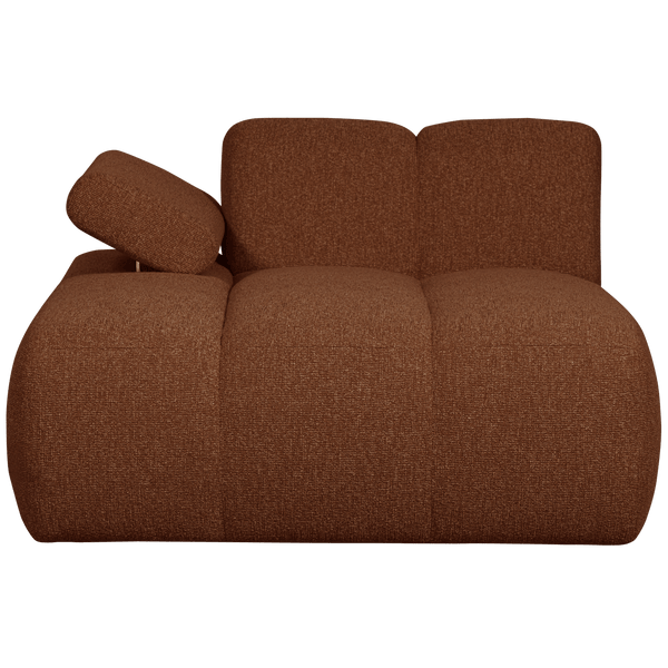 MOJO CHAISE LONGUE ELEMENT LINKS BOUCLE ROESTBRUIN MELANGE